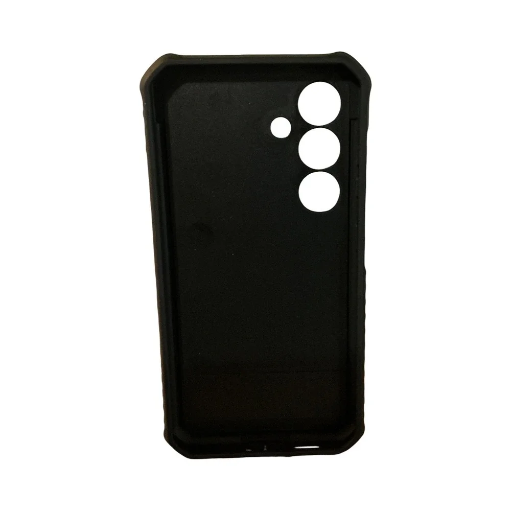 onn. Samsung Galaxy S25 Rugged Phone Case with‎ Kickstand Black 21ft Drop Test